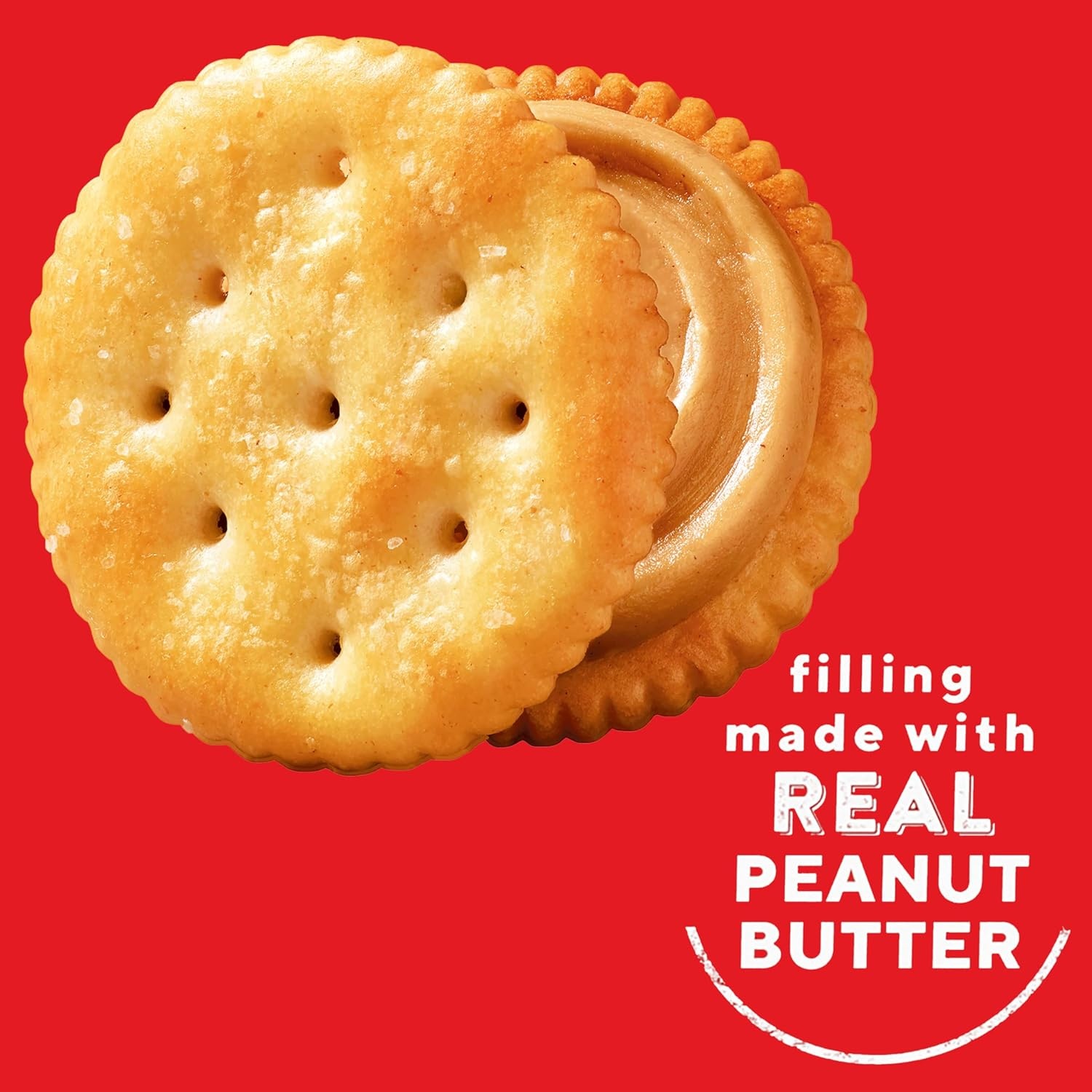 image:imageRITZ Peanut Butter Sandwich Crackers Lunch Snacks 48 Snack Packs 6 Boxes 6 Crackers Per PackPeanut butter
