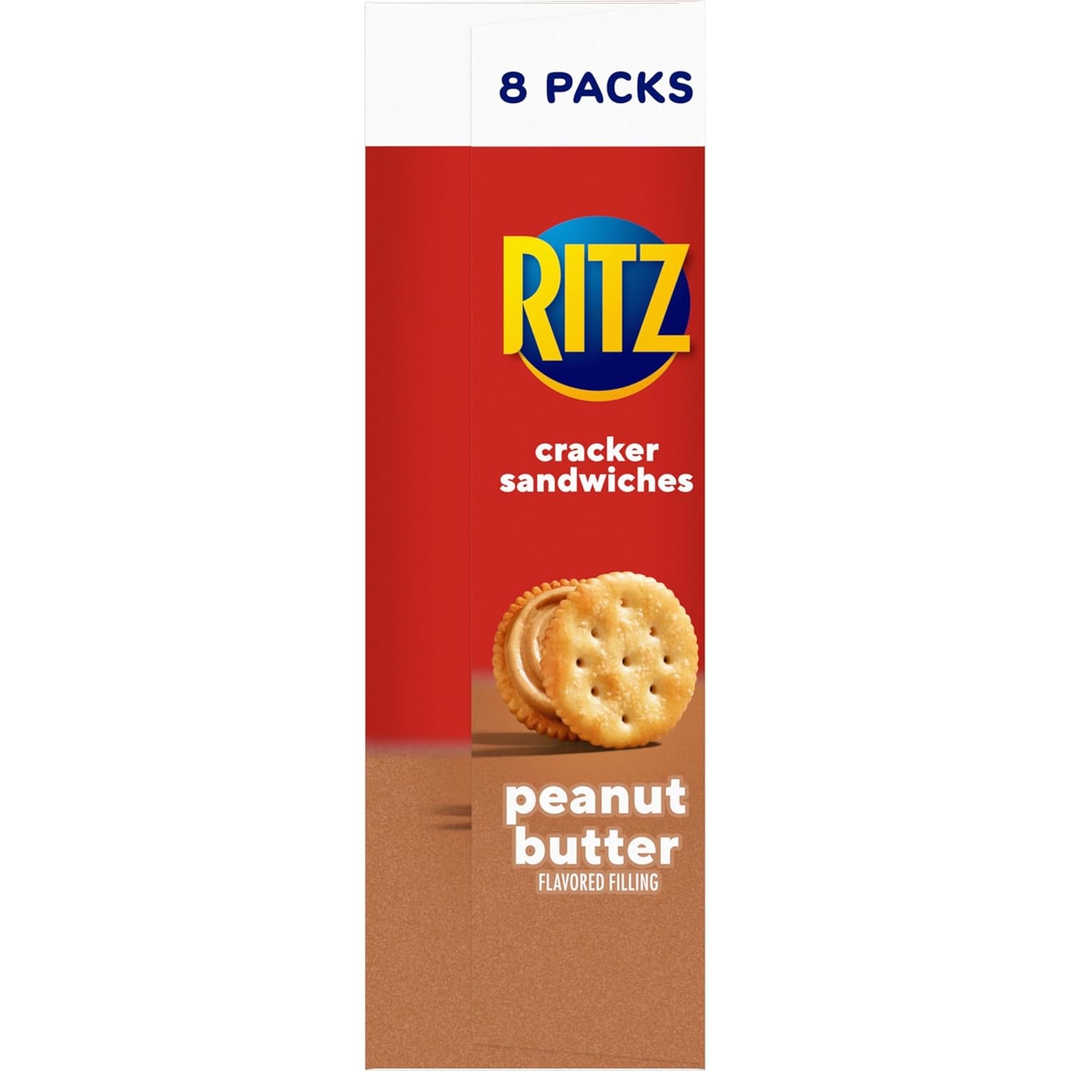 image:imageRITZ Peanut Butter Sandwich Crackers Lunch Snacks 48 Snack Packs 6 Boxes 6 Crackers Per PackPeanut butter