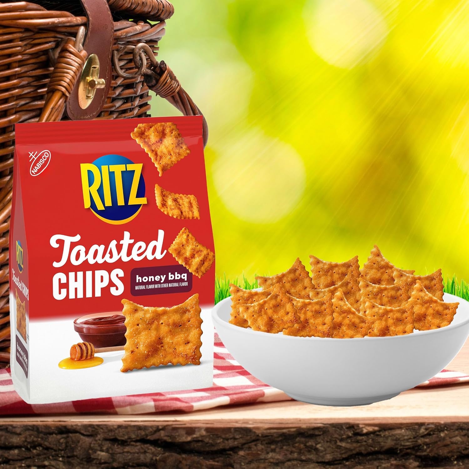 image:imageRITZ Toasted Chips Honey BBQ Crackers Party Snacks 81 oz