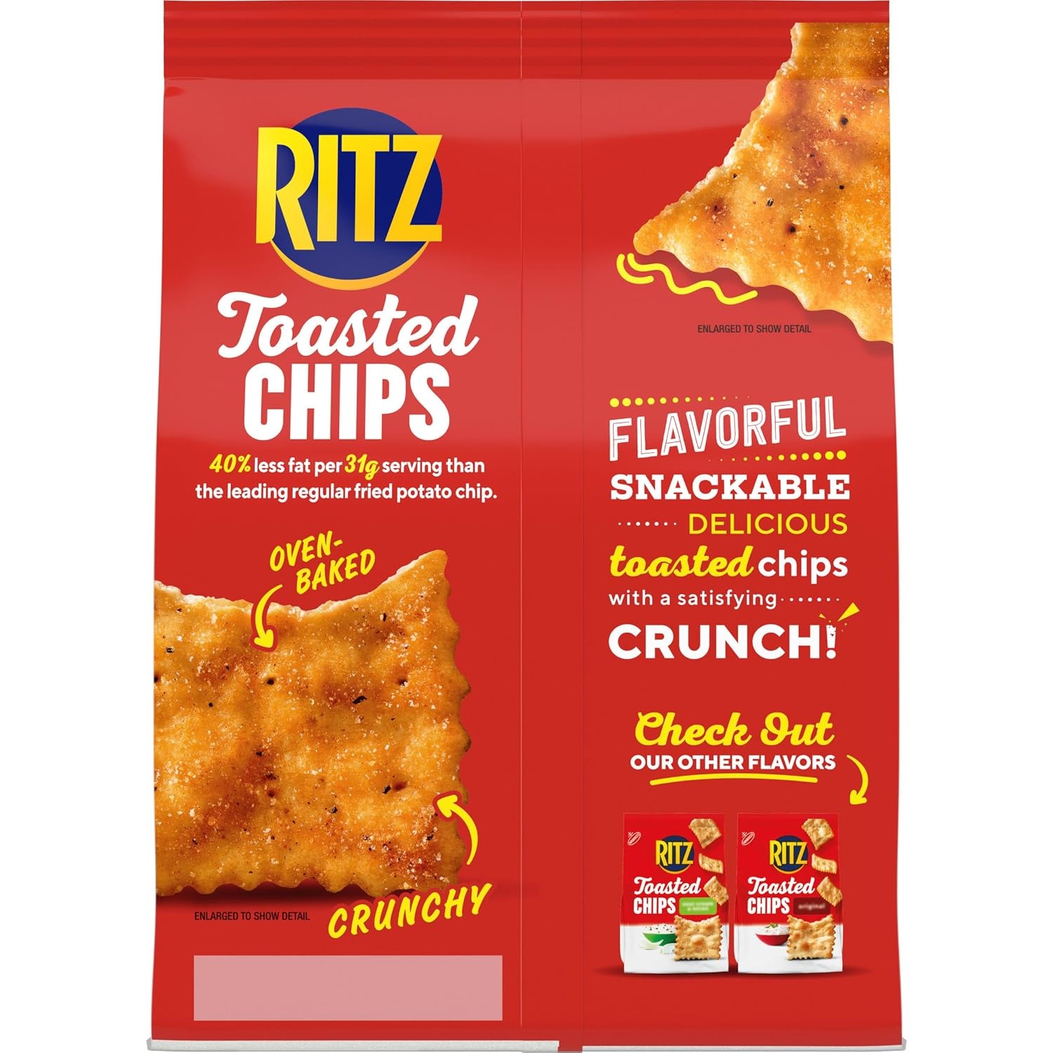 image:imageRITZ Toasted Chips Honey BBQ Crackers Party Snacks 81 oz