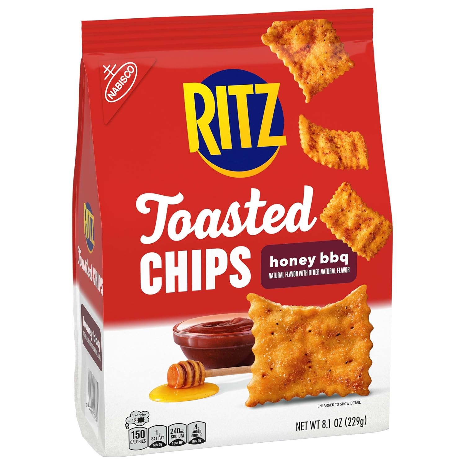 image:imageRITZ Toasted Chips Honey BBQ Crackers Party Snacks 81 oz