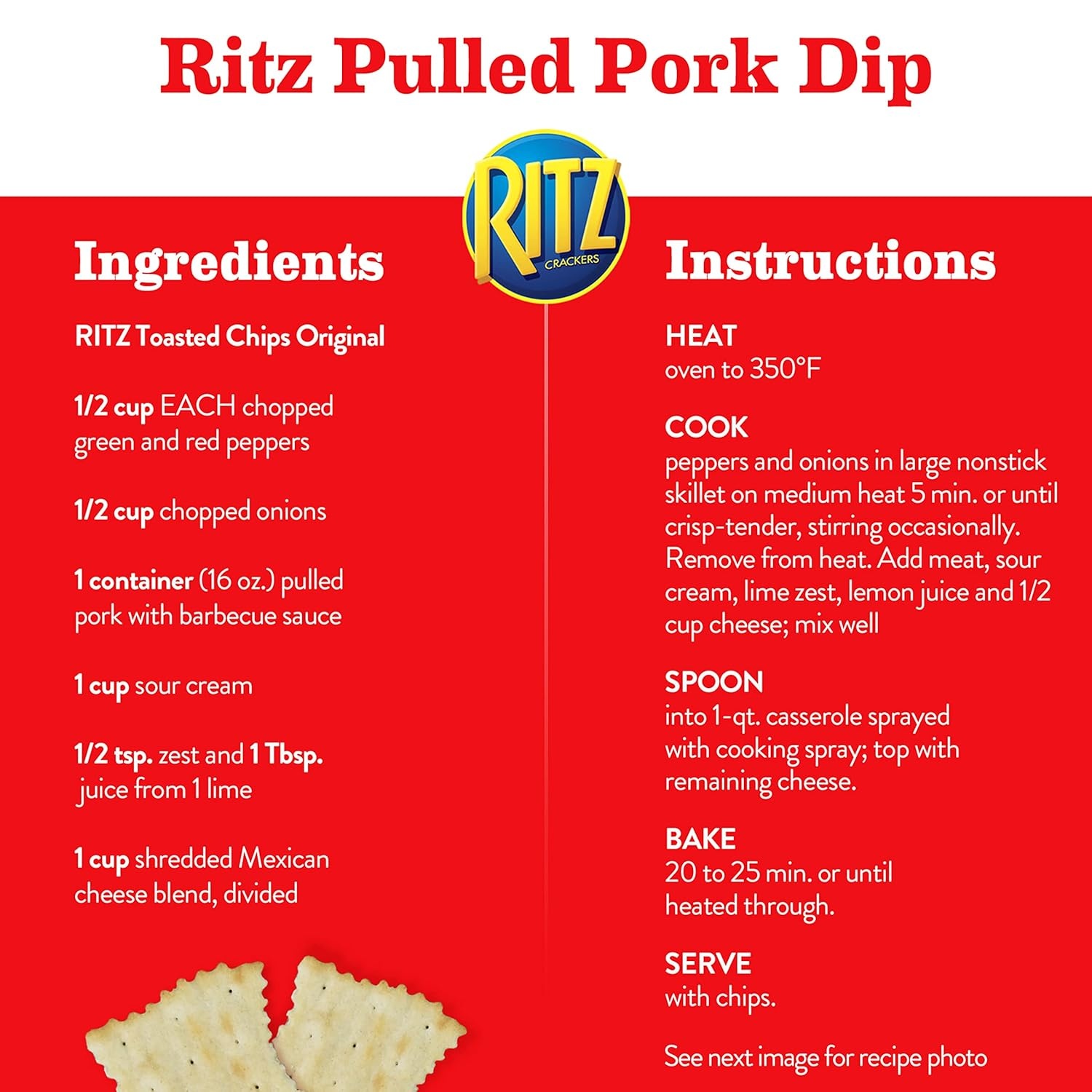 image:imageRITZ Toasted Chips Original Crackers Party Snacks Bulk Snacks 6 81 oz Bags