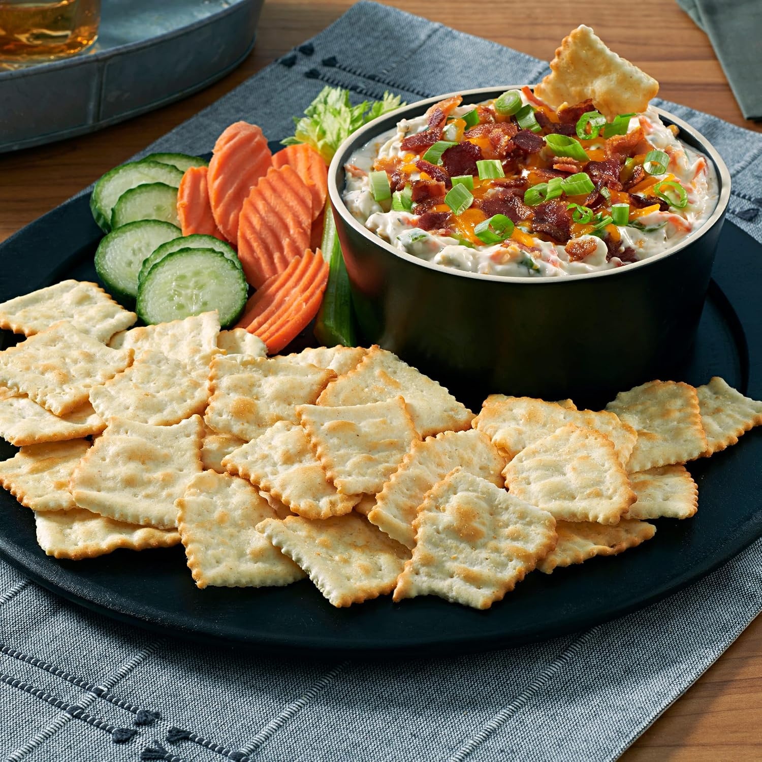 image:imageRITZ Toasted Chips Original Crackers Party Snacks Family Size 114 oz