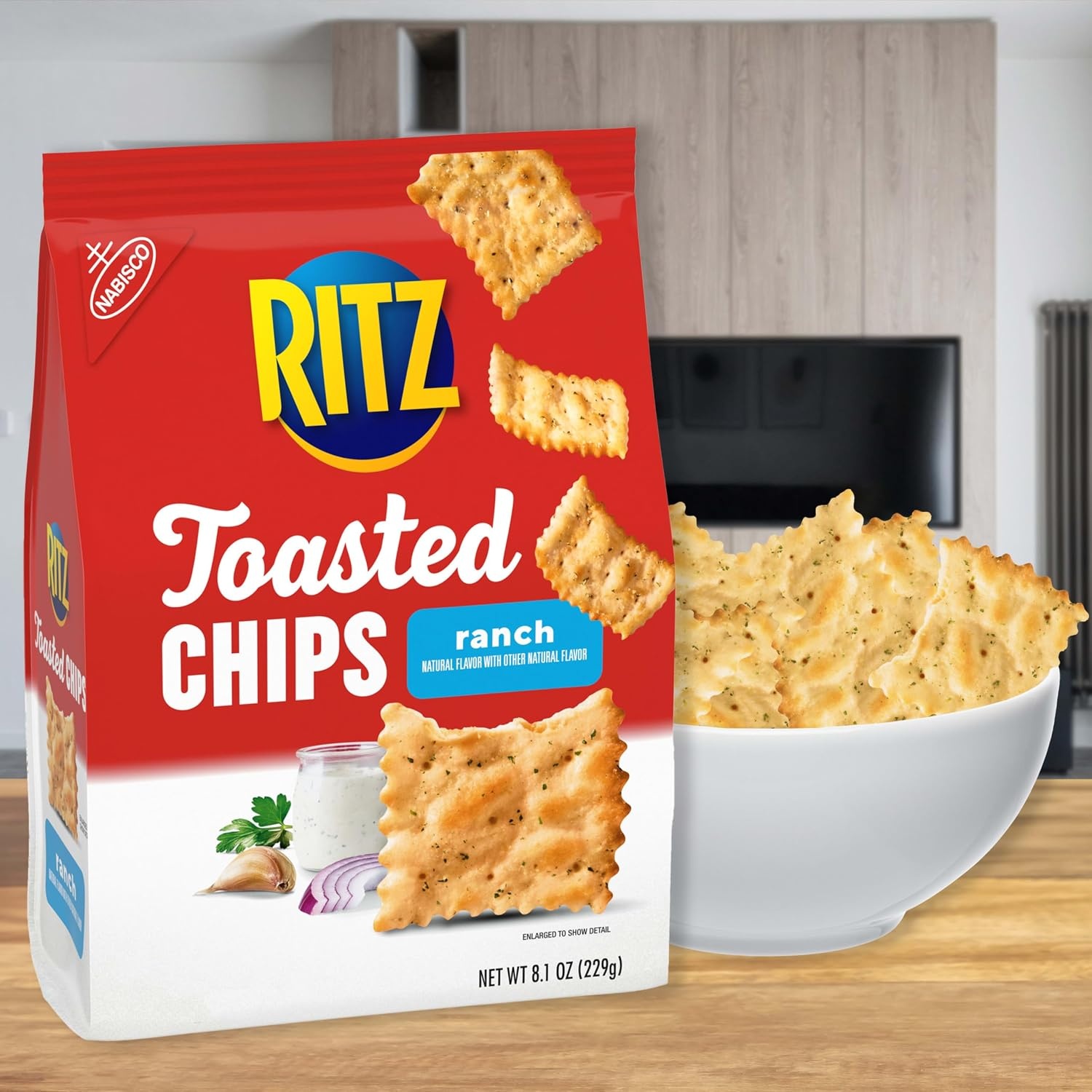 image:imageRITZ Toasted Chips Ranch Crackers Party Snacks 81 ozRanch