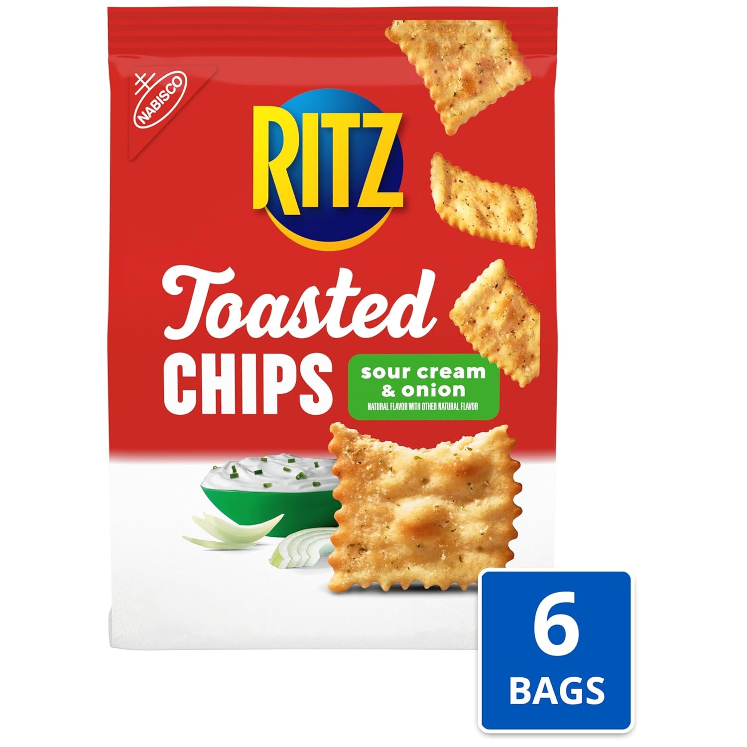 image:imageRITZ Toasted Chips Ranch Crackers Party Snacks 81 ozSour Cream and Onion