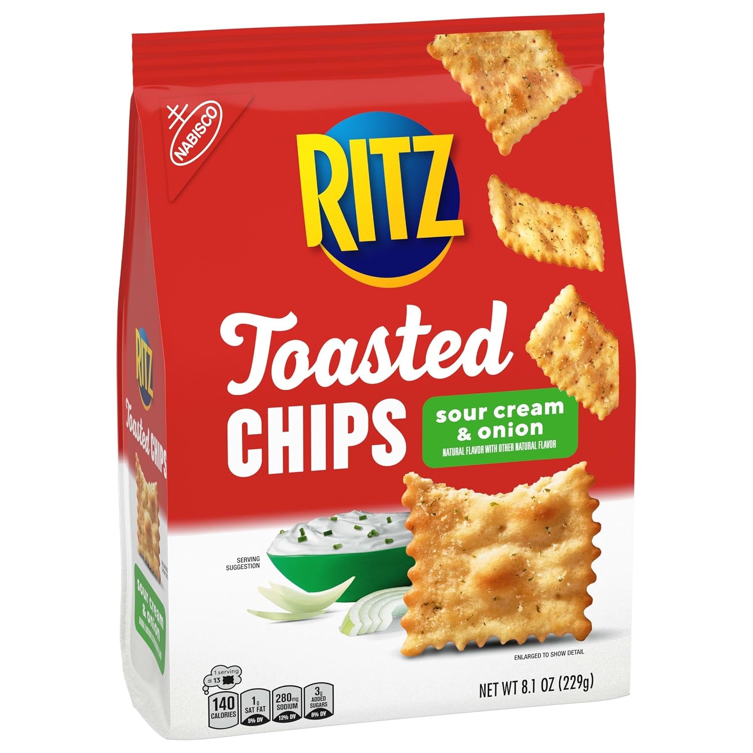 image:imageRITZ Toasted Chips Ranch Crackers Party Snacks 81 ozSour Cream and Onion