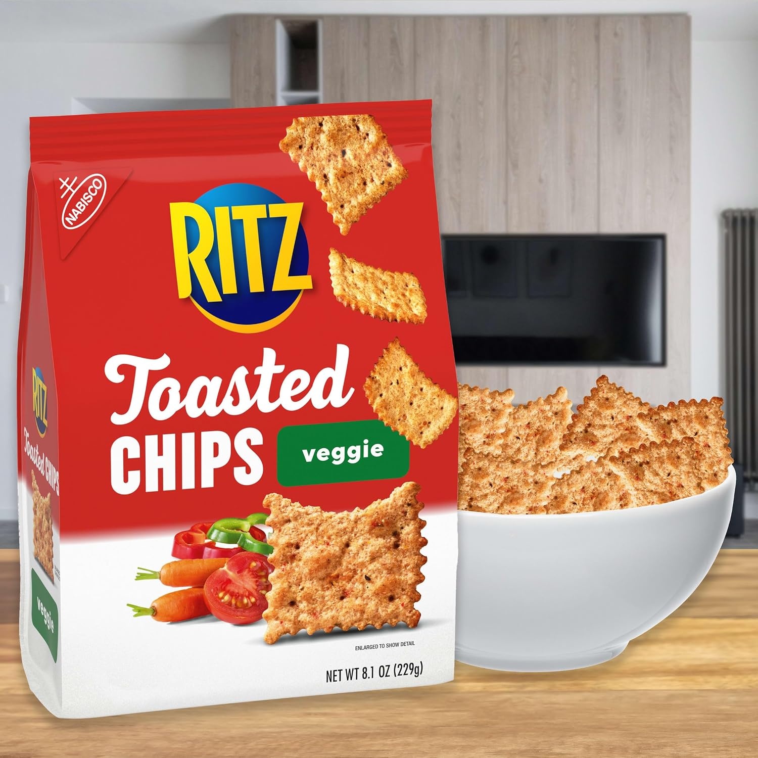 image:imageRITZ Toasted Chips Ranch Crackers Party Snacks 81 ozVEGGIE