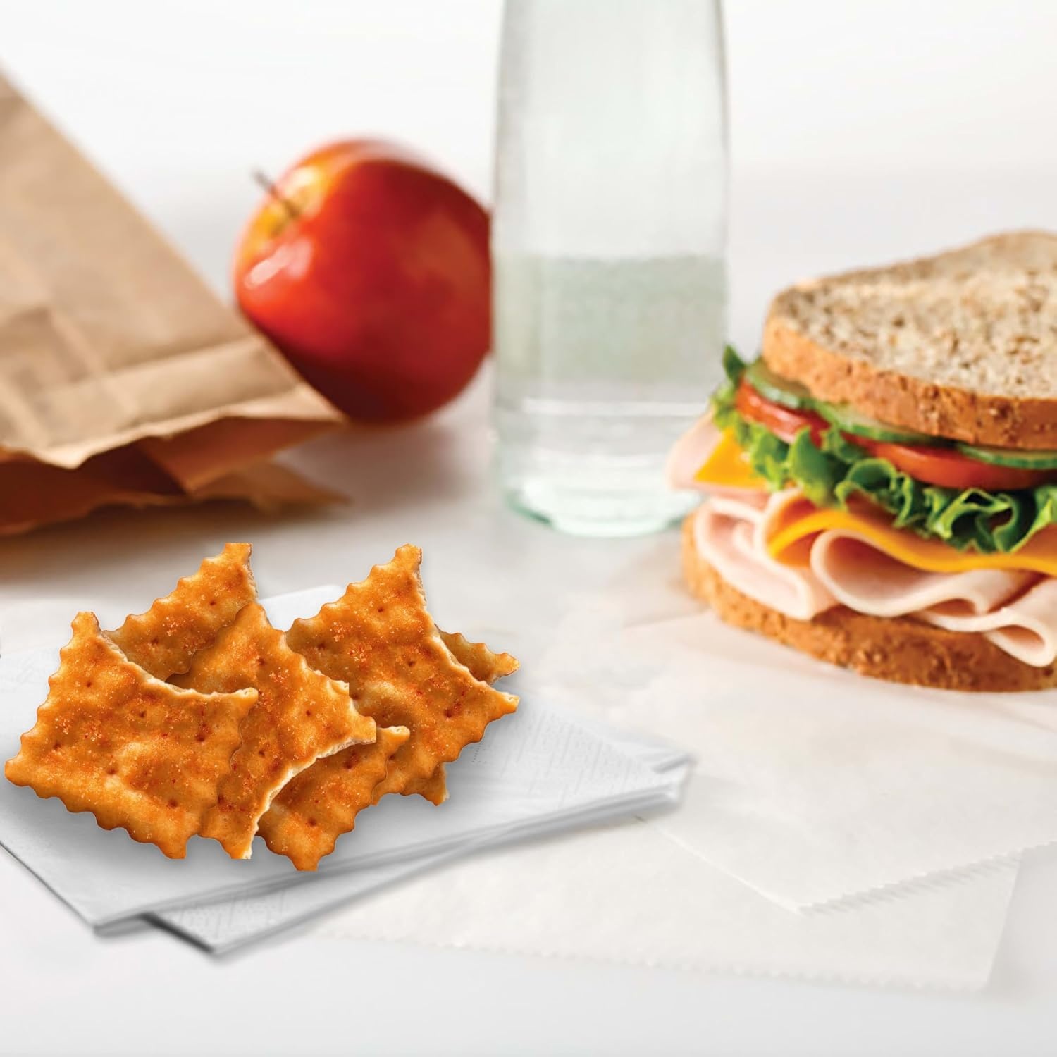 image:imageRITZ Toasted Chips Sweet Habanero Crackers Bulk Individual Snacks 12 Snack Packs