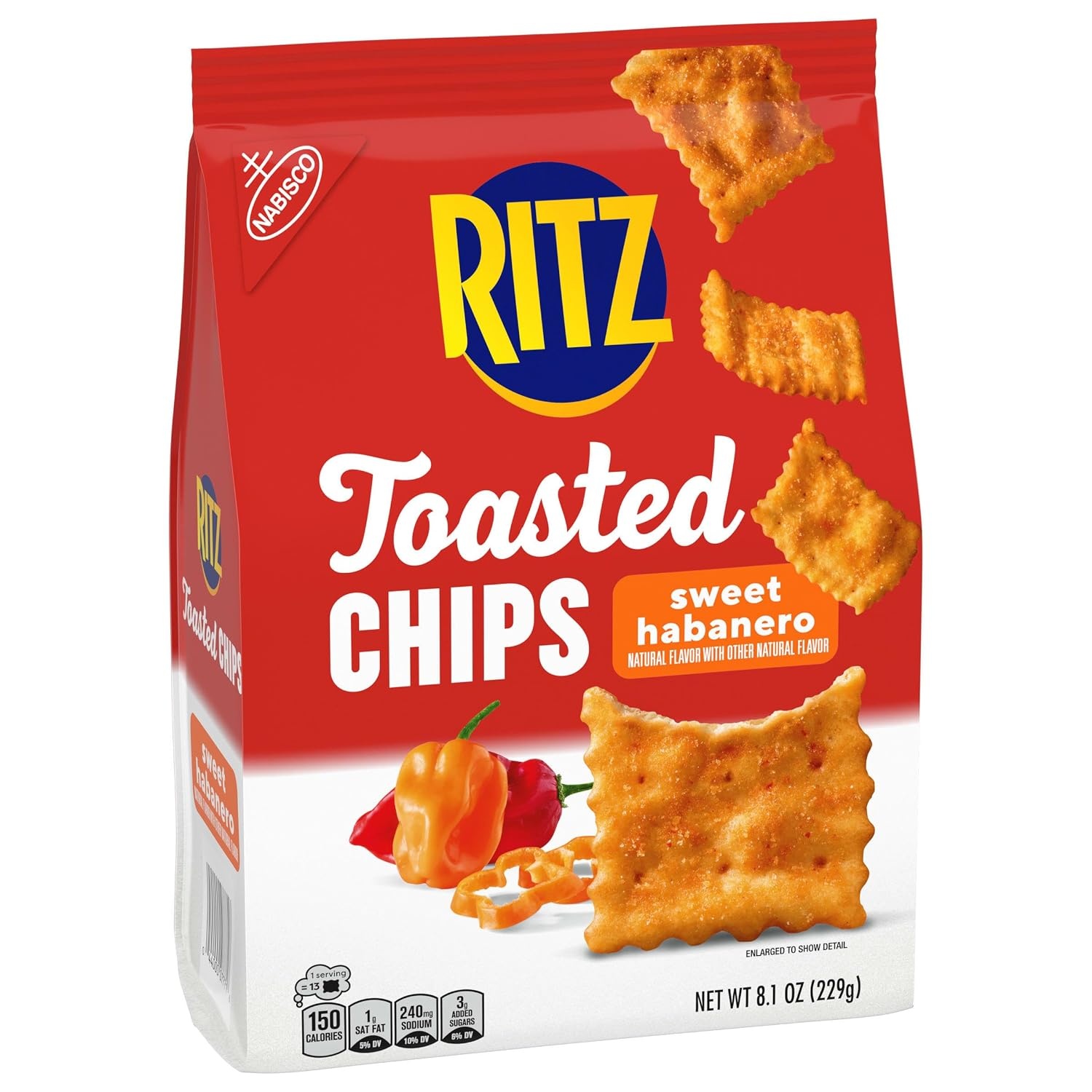 image:imageRITZ Toasted Chips Sweet Habanero Crackers Party Snacks 81 oz