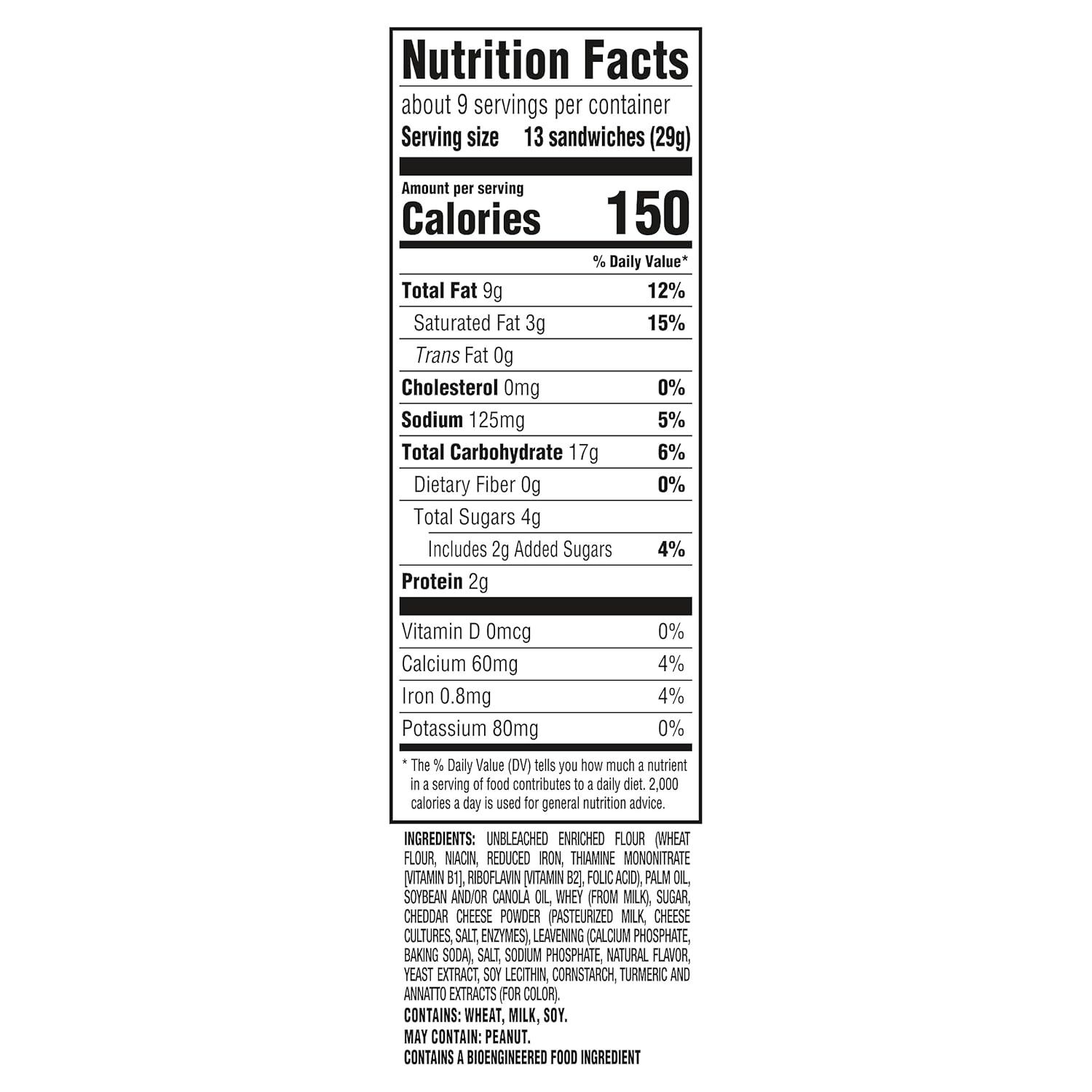 image:imageRitz Cheese Sandwich Crackers Snacks for Kids and Adults Lunch Snacks 88 Ounce