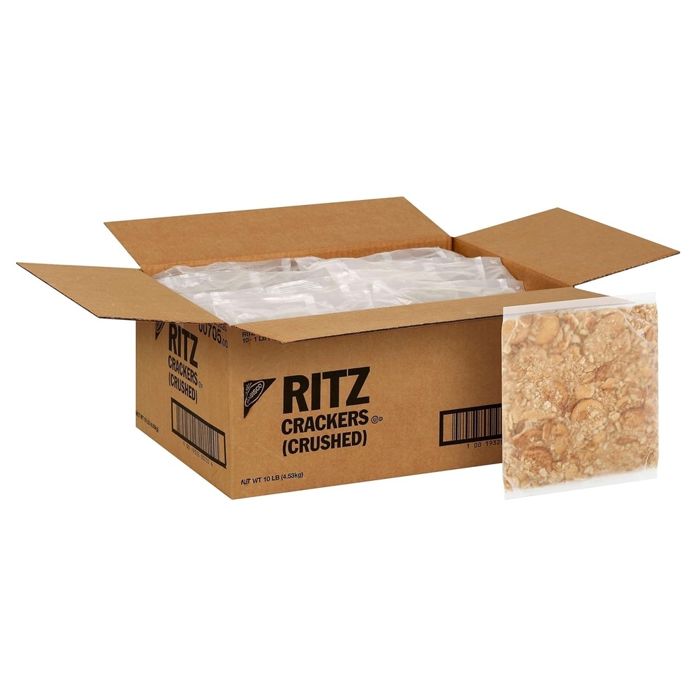 image:imageRITZ Crushed Crackers Bulk Crackers 10 1 lb Bags