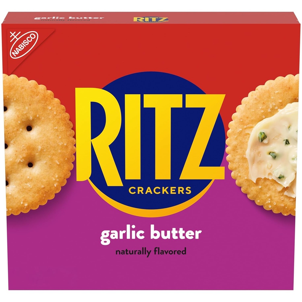 image:imageRITZ Fresh Stacks Original Crackers Bulk Travel Snacks Family Size 6 Boxes 72 Multi Snack PacksGarlic Butter