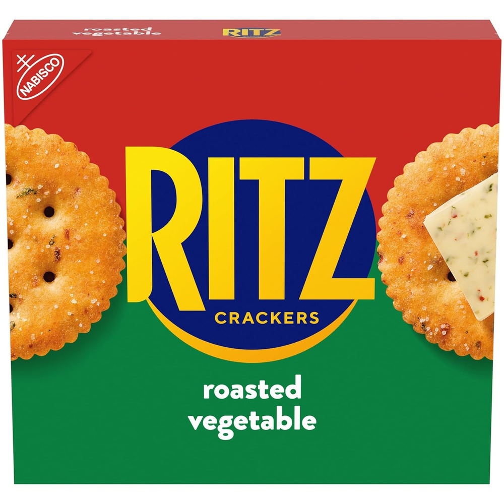 image:imageRITZ Fresh Stacks Original Crackers Bulk Travel Snacks Family Size 6 Boxes 72 Multi Snack PacksRoasted Vegetable
