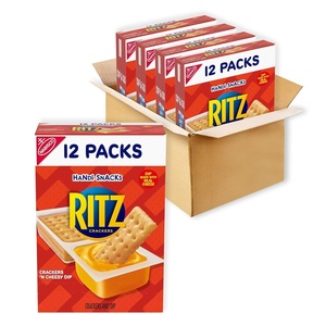 RITZ Original Crackers, Snacks for Kids and Adults, Bulk Lunch Snacks, 6 – 10.3 oz Boxes(Cheese)