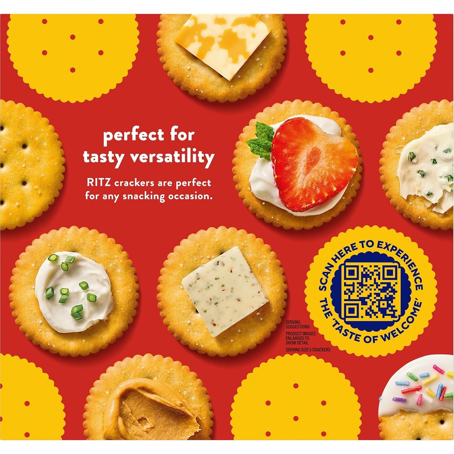 image:imageRITZ Hot Honey Crackers Snacks for Kids and Adults Lunch Snacks 137 oz