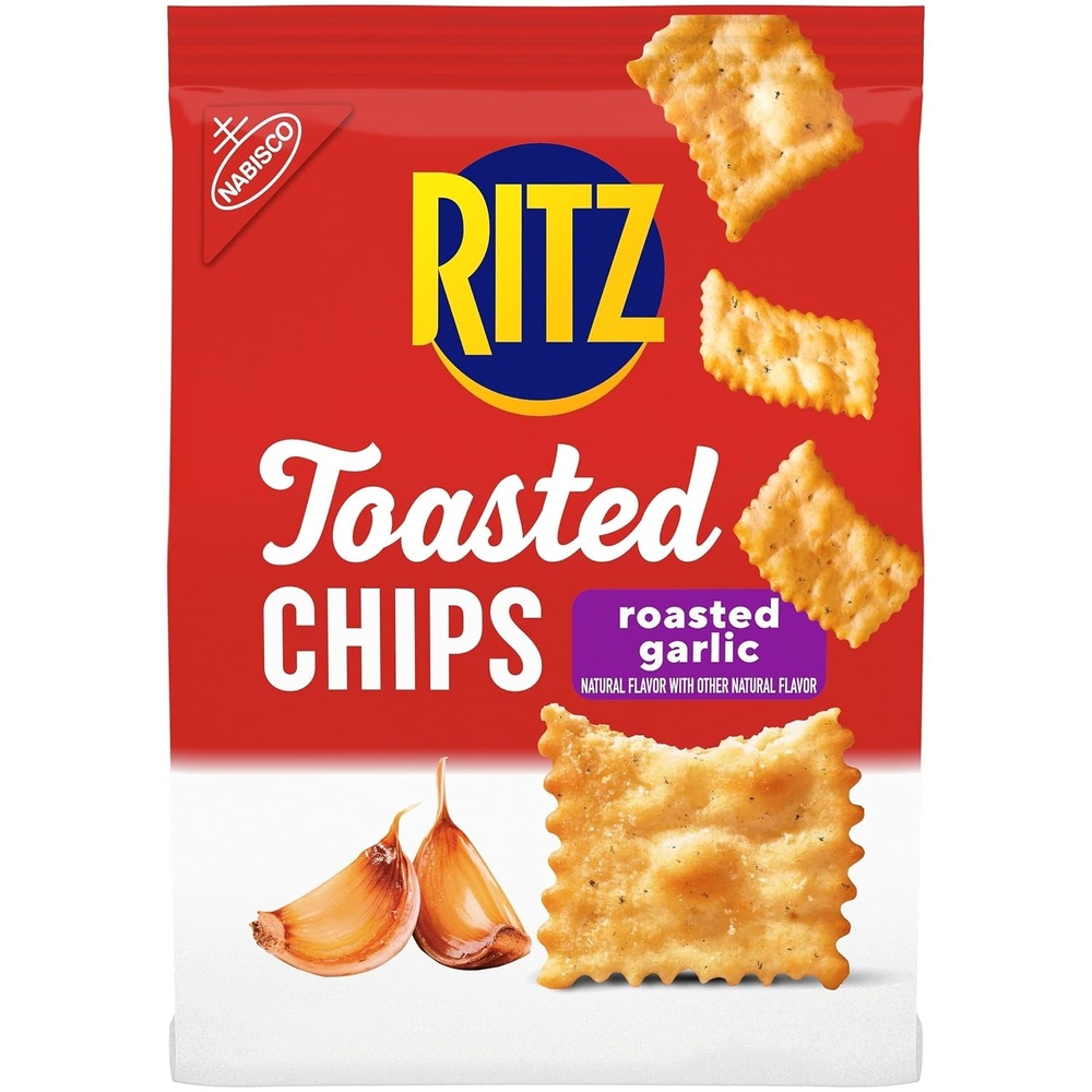 image:imageRITZ Toasted Chips Roasted Garlic Crackers Party Snacks 81 oz