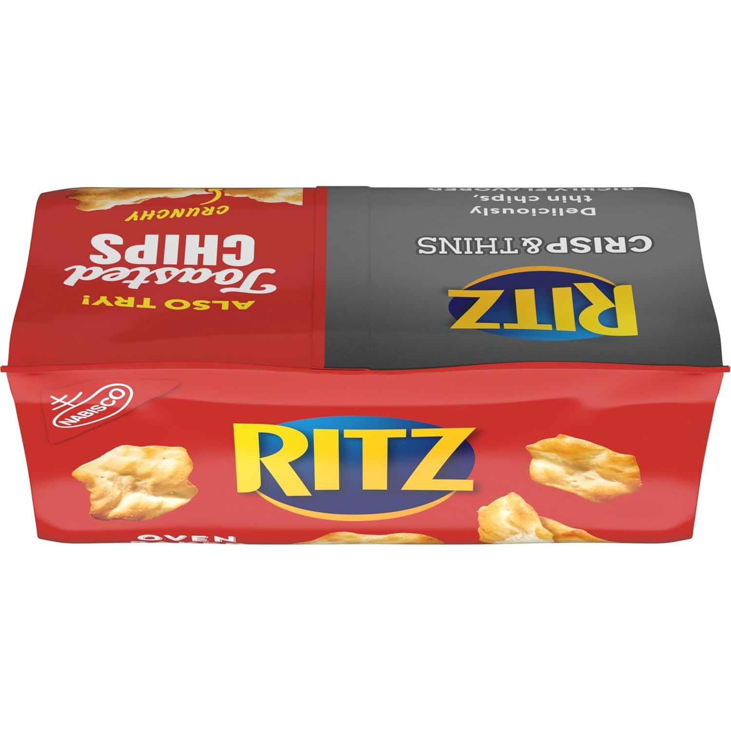 image:imageRITZ Crisp and Thins Original with Creamy Onion and Sea Salt Chips Party Snacks 71 ozSalt and Vinegar